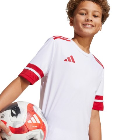 Koszulka dla dzieci adidas Squadra 25 Jersey biała JJ0059