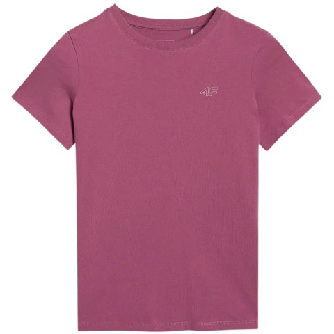Koszulka dla dziewczynki 4F F2397 ciemny fiolet 4FJWAW25TTSHF2397 50S