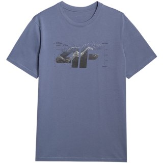 Koszulka męska 4F M2359 denim 4FWAW25TTSHM2359 32S