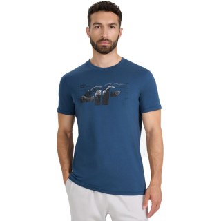 Koszulka męska 4F M2359 morska zieleń 4FWAW25TTSHM2359 46S