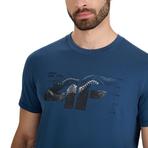 Koszulka męska 4F M2359 morska zieleń 4FWAW25TTSHM2359 46S