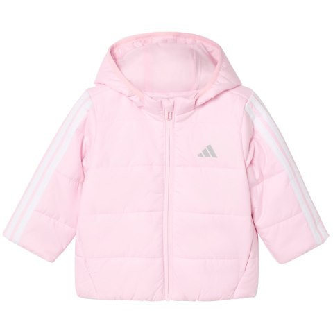 Kurtka dla dzieci adidas Essentials 3-Stripes różowa JW2442