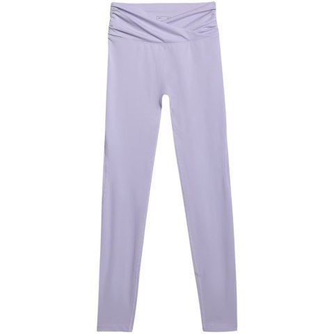 Legginsy damskie 4F FNK F369 jasny fiolet 4FWAW25TFTIF369 34S
