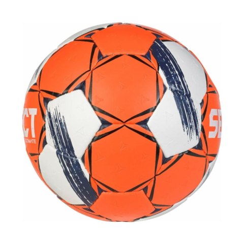 Piłka ręczna Select Ultimate European League 3 v24 EHF pomarańczowo-biała 13326