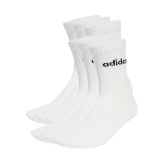 Skarpety adidas Linear Crew Socks Cushioned 6 Par białe JL6096