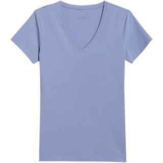 Koszulka damska 4F F2969 denim 4FWAW25TTSHF2969 32S