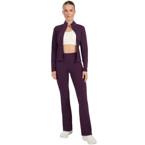 Legginsy damskie 4F CAS F1195 ciemny fiolet 4FWAW25TTROF1195 50S