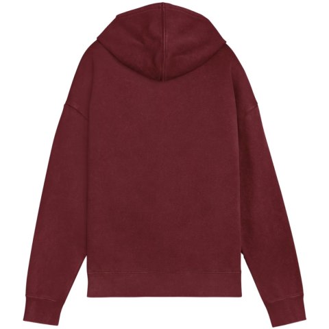 Bluza damska Puma ESS Elevated Relaxed Wash Hoodie bordowa 688103 96