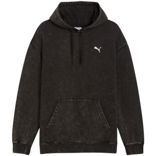 Bluza męska Puma ESS Elevated Relaxed Wash Hoodie czarna 688049 01