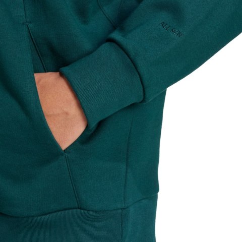 Bluza męska adidas ALL SZN Fleece Full-Zip zielona JX5101