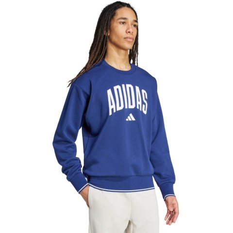 Bluza męska adidas Collegiate Sweat niebieska JM1734
