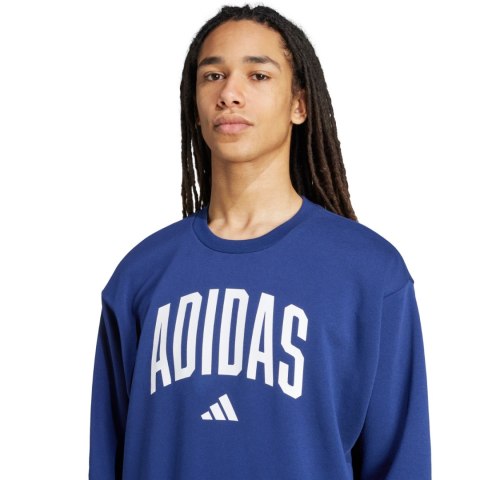 Bluza męska adidas Collegiate Sweat niebieska JM1734