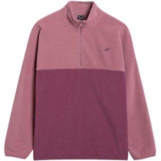 Bluza polarowa damska 4F F421 ciemny róż 4FWAW25TFLEF421 53S