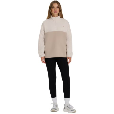 Bluza polarowa damska 4F F421 kremowa 4FWAW25TFLEF42112S