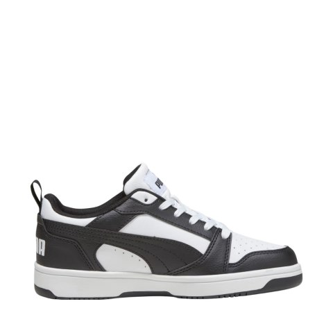 Buty dla dzieci Puma Rebound V6 Lo Mid biało-czarne 393833 01