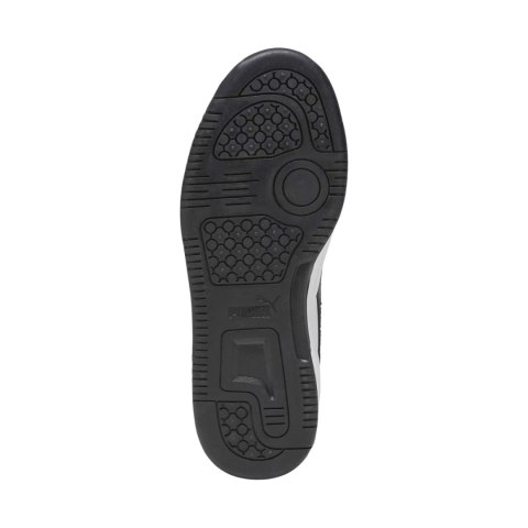 Buty dla dzieci Puma Rebound V6 Lo Mid biało-czarne 393833 01