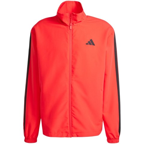 Dres męski adidas Sportswear Basic 3-Stripes Woven czerwony JI8851