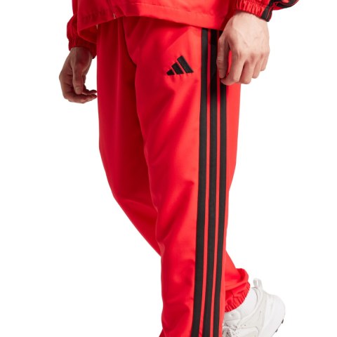 Dres męski adidas Sportswear Basic 3-Stripes Woven czerwony JI8851