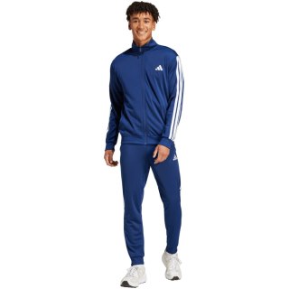 Dres męski adidas Sportswear Basic 3-Stripes niebieski JI8859