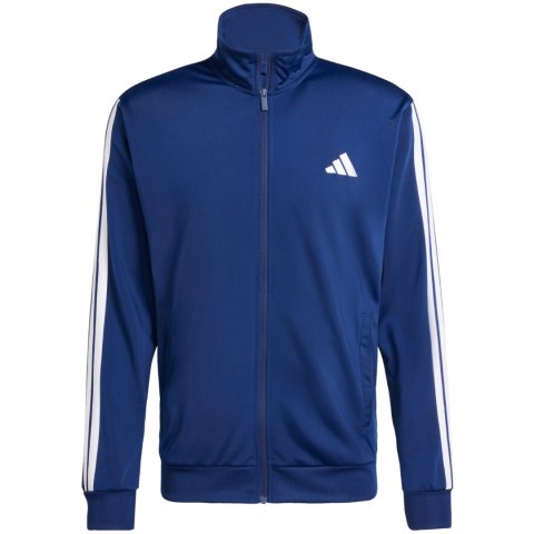 Dres męski adidas Sportswear Basic 3-Stripes niebieski JI8859