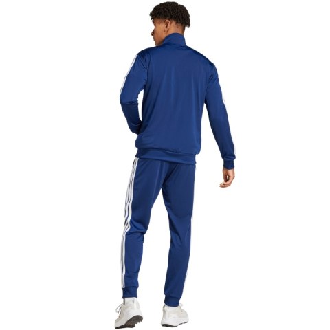 Dres męski adidas Sportswear Basic 3-Stripes niebieski JI8859
