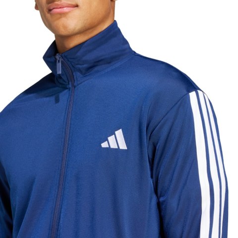 Dres męski adidas Sportswear Basic 3-Stripes niebieski JI8859