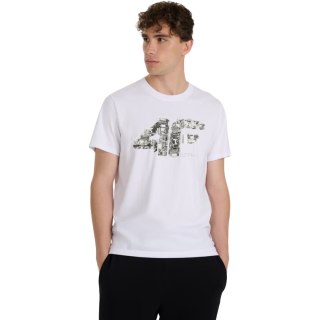 Koszulka męska 4F M3132 biała 4FWAW25TTSHM3132 10S