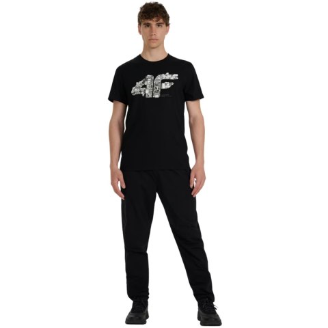 Koszulka męska 4F M3132 głęboka czerń 4FWAW25TTSHM3132 20S