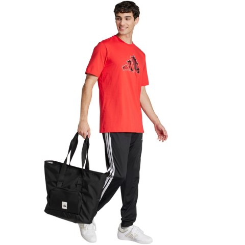 Koszulka męska adidas Logo Graphic czerwona JJ3934