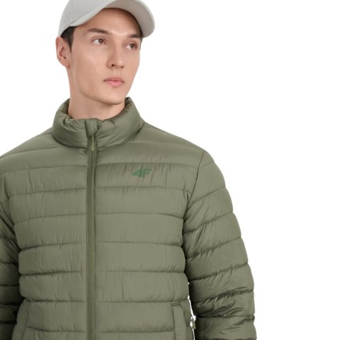 Kurtka męska pikowana 4F M597 khaki 4FWAW25TDJAM597 43S