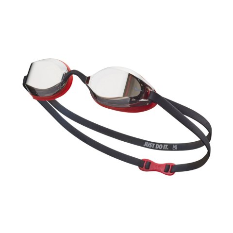 Okulary pływackie Nike Legacy Mirror Goggle czarno-czerwone NESSD130-931 OS
