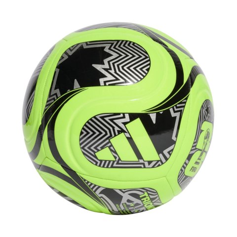 Piłka nożna adidas World Cup 26 Trionda Club zielono-czarna JD8052