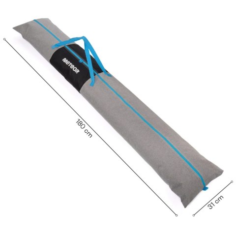 Pokrowiec na narty Meteor Croma szaro-czarny 17679