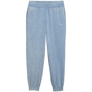 Spodnie damskie Puma ESS Elevated Comfort Wash Sweatpants niebieskie 688104 34