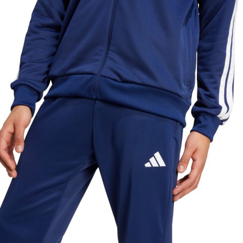 Dres męski adidas Sportswear Basic 3-Stripes French Terry granatowy KB7656