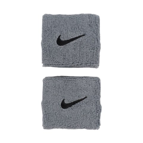 Frotki na rękę Nike Swoosh Wristbands 2 szt. szare N1012405005OS