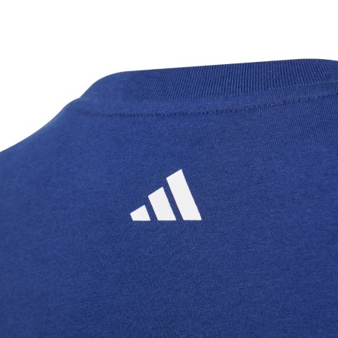 Koszulka dla dzieci adidas Codes Collegiate Graphic Tee granatowa JL6138