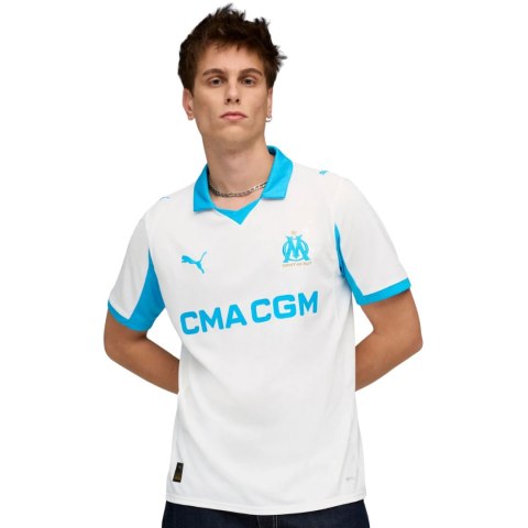 Koszulka męska Puma Olympique Marsylia Home Jersey Replica biała 779801 01