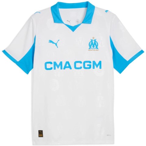 Koszulka męska Puma Olympique Marsylia Home Jersey Replica biała 779801 01