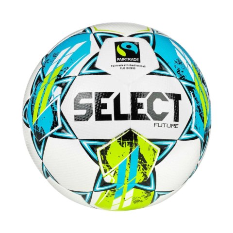 Piłka nożna Select Future DB v25 biało-niebieska 19140