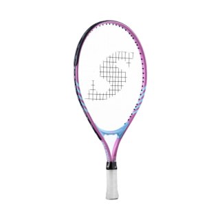 Rakieta do tenisa ziemnego Smj Teloon Girl 19 junior różowo-niebieska