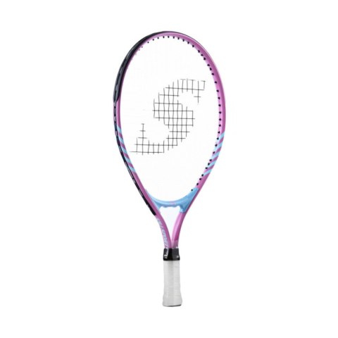 Rakieta do tenisa ziemnego Smj Teloon Girl 19 junior różowo-niebieska