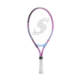 Rakieta do tenisa ziemnego Smj Teloon Girl 21 junior różowo-niebieska