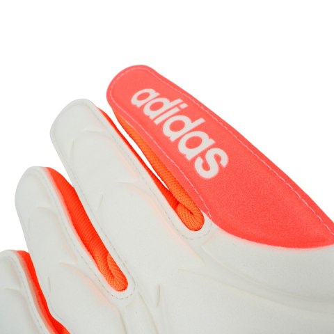 Rękawice bramkarskie adidas Copa League biało-pomarańczowe JN5343