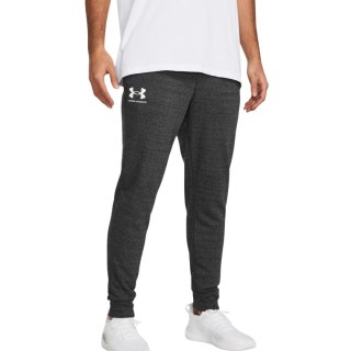 Spodnie męskie Under Armour Rival Terry Jogger szare 1380843 025