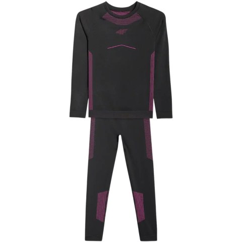 Bielizna bezszwowa dla dziewczynki 4F F250 głęboka czerń 4FJWAW25USEAF250 20S