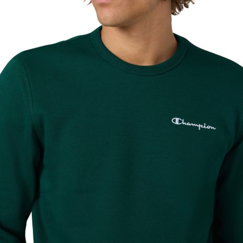 Bluza męska Champion Crewneck Sweatshirt zielona 221792 GS584