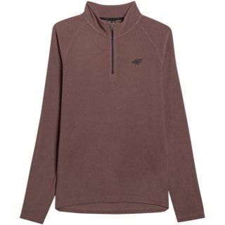 Bluza polarowa męska 4F M065 ciemny brąz 4FWAW25UFLEM065 80S
