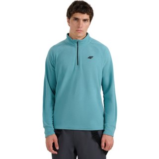 Bluza polarowa męska 4F M065 morska zieleń 4FWAW25UFLEM065 46S