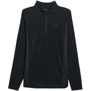 Bluza polarowa męska 4F M066 głęboka czerń 4FWAW25UFLEM066 20S